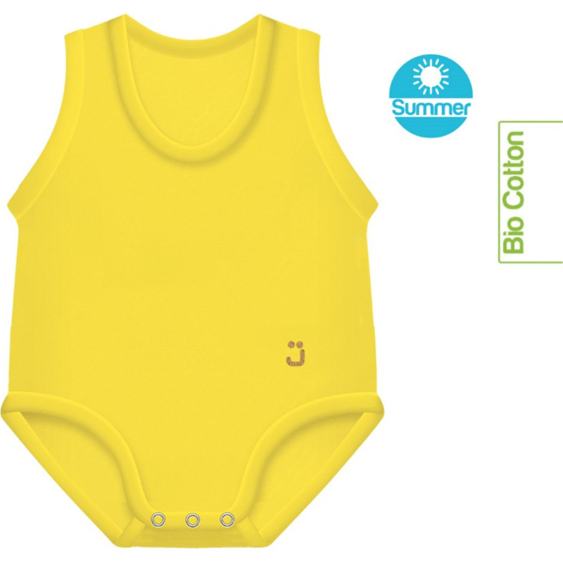 Growing body Bio Cotton Summer 0-36m yellow