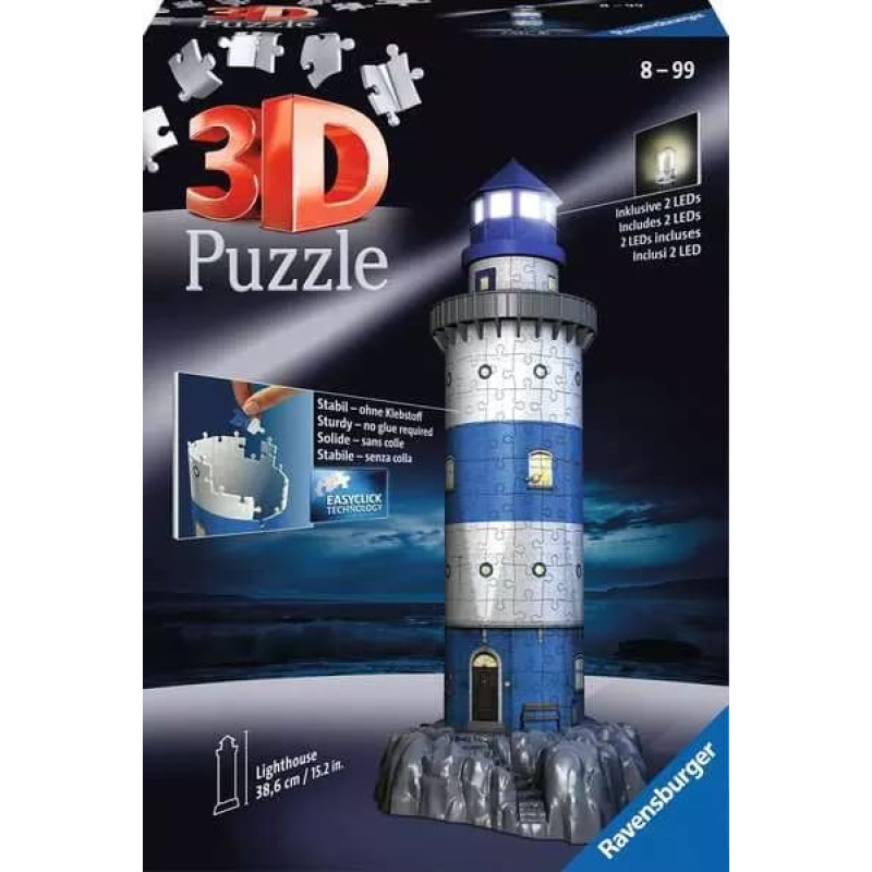 Ravensburger 3D Puzzle Lighthouse with Light