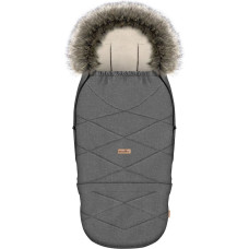 Adjustable footmuff with bag GrowUP Scandi 0-36m grey