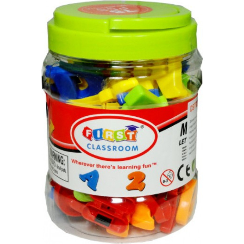 Swede magnettähed purgis, 78 tk (G1585)