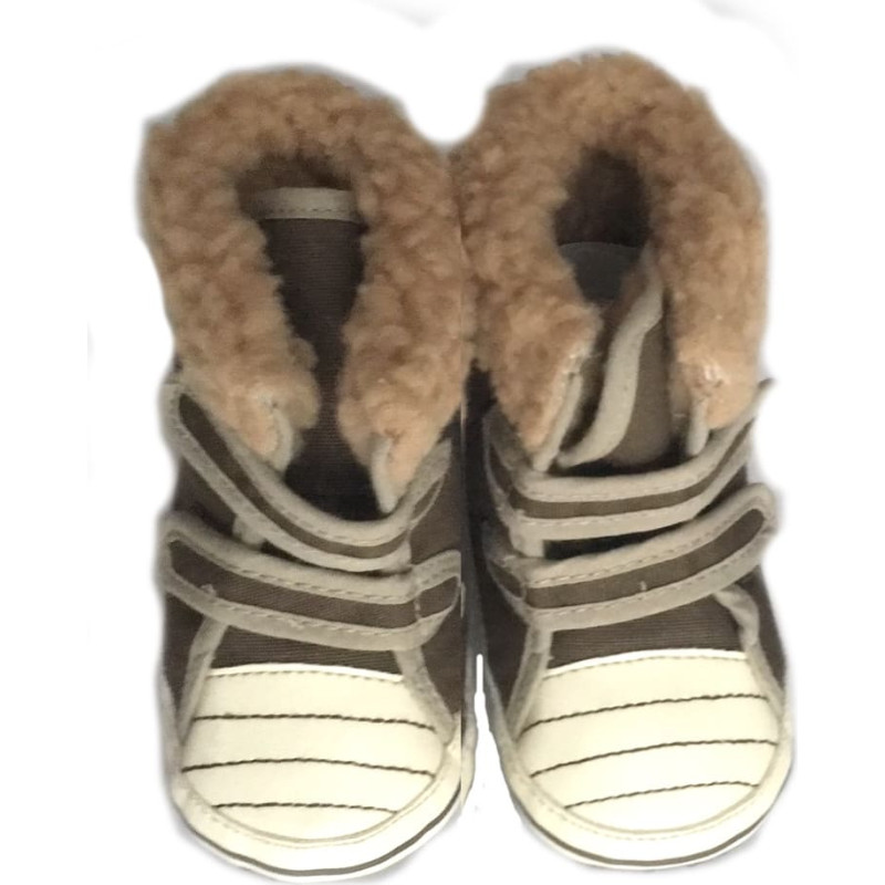 Nav Datu* Zīdaiņu zābaciņi WINTER 32416 brown-izpārdo&scaron;ana