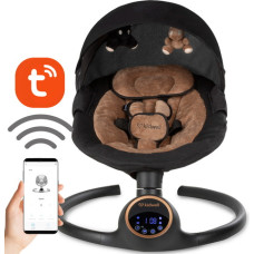 Kidwell Krēsliņ&scaron;-&scaron;ūpoles REVE black/gold Kidwell