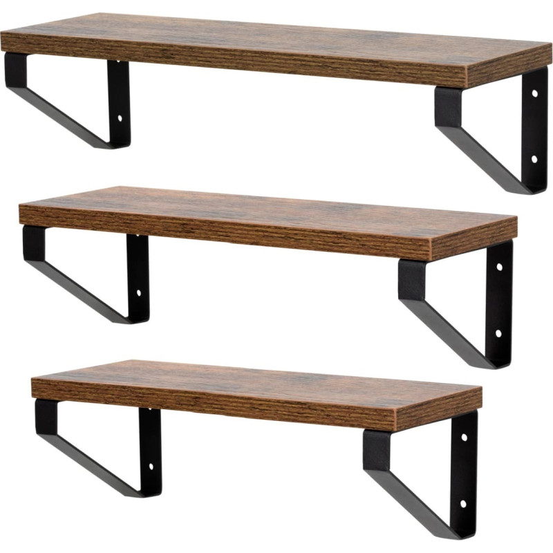 Springos Seinariiulite komplekt 3 tk 30/35/40x12x9 cm HF0049