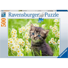 Ravensburger Puzzle 500 Kitten in the Meadow