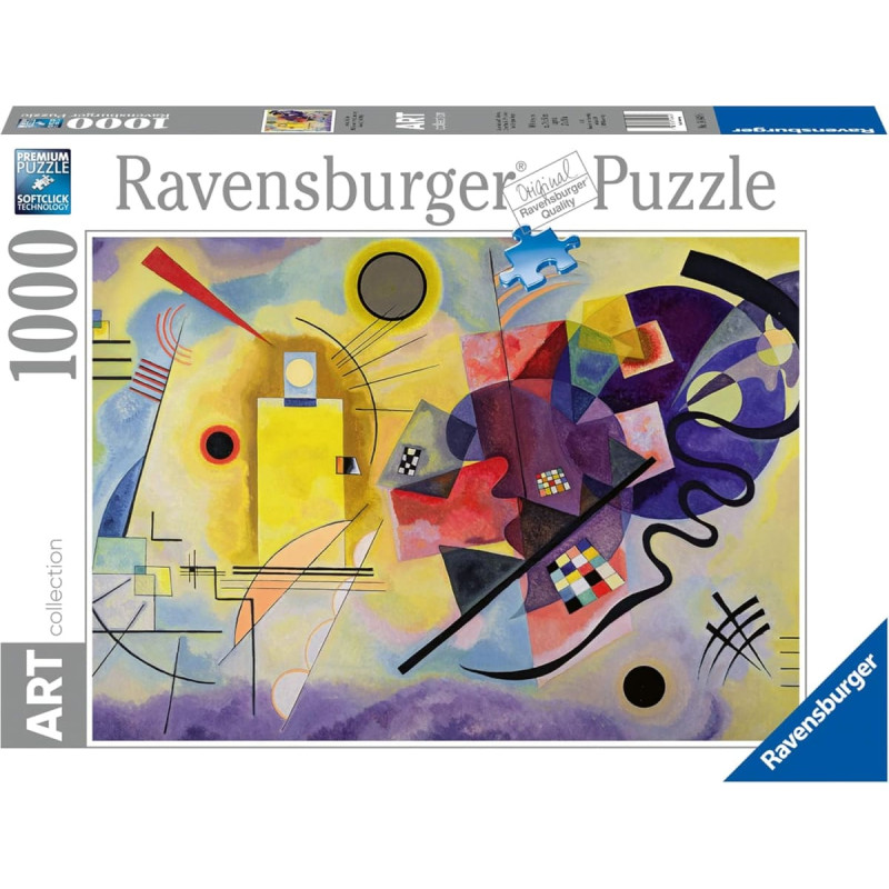 Ravensburger Puzzle 1000 Kandinsky: Yellow, Red, Blue