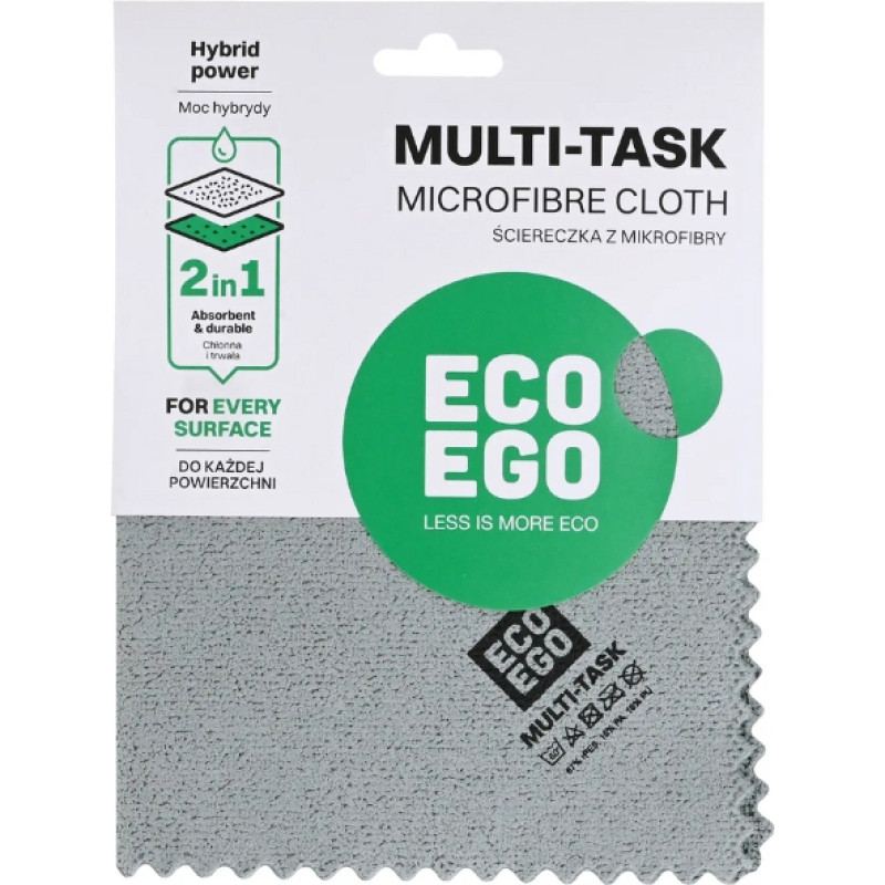 Eco Ego Mikro&scaron;ķiedras lupatiņa Eco Ego MULTI-TASK
