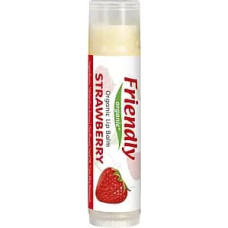 Friendly Organic Strawberry lip balm, 4.25 g