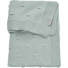 Meyco Baby Bērnu pleds Blanket Knots Stone Green 75x100cm