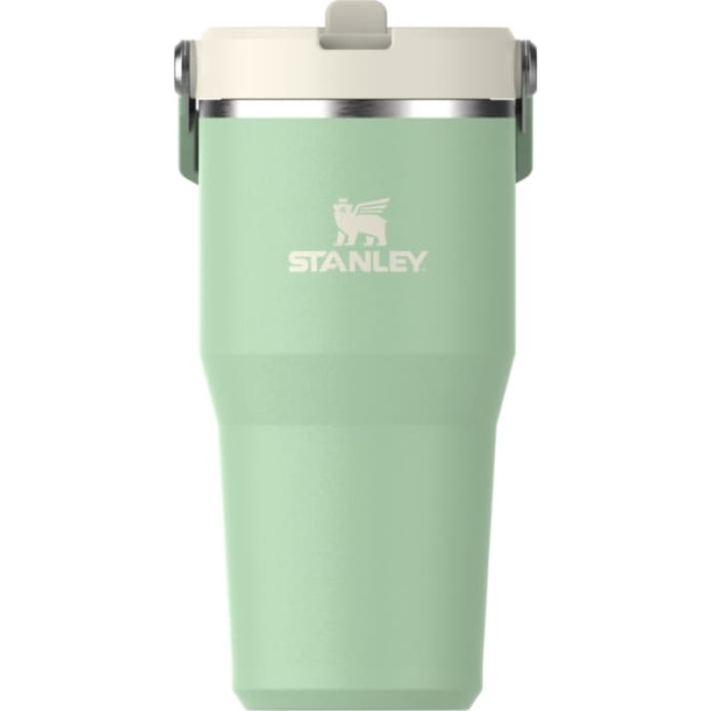 Stanley Termokrūze ar salmiņu The IceFlow Flip Straw 2.0 Tumbler 0,59L pistāciju krāsā