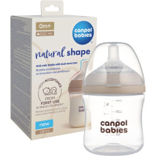 Canpol 35/400 Butelka Natural Shape ze smoczkiem dwustrefowym 150ml