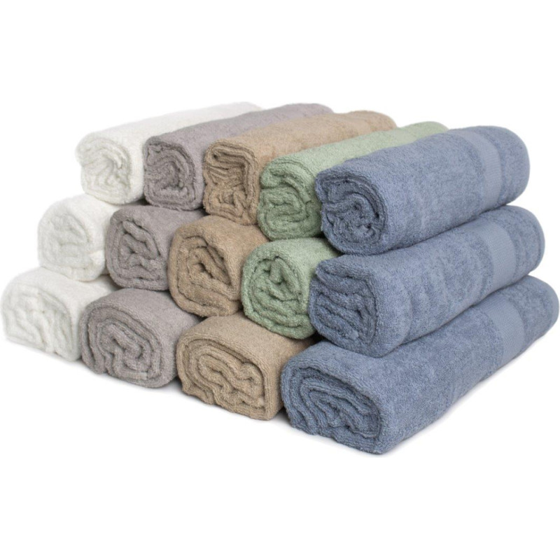 RĘCZNIK DELOS 50X90 FROTTE 450G. KREM