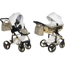 Junama Universal stroller 2 in 1 HandCraft Glitter 02 white