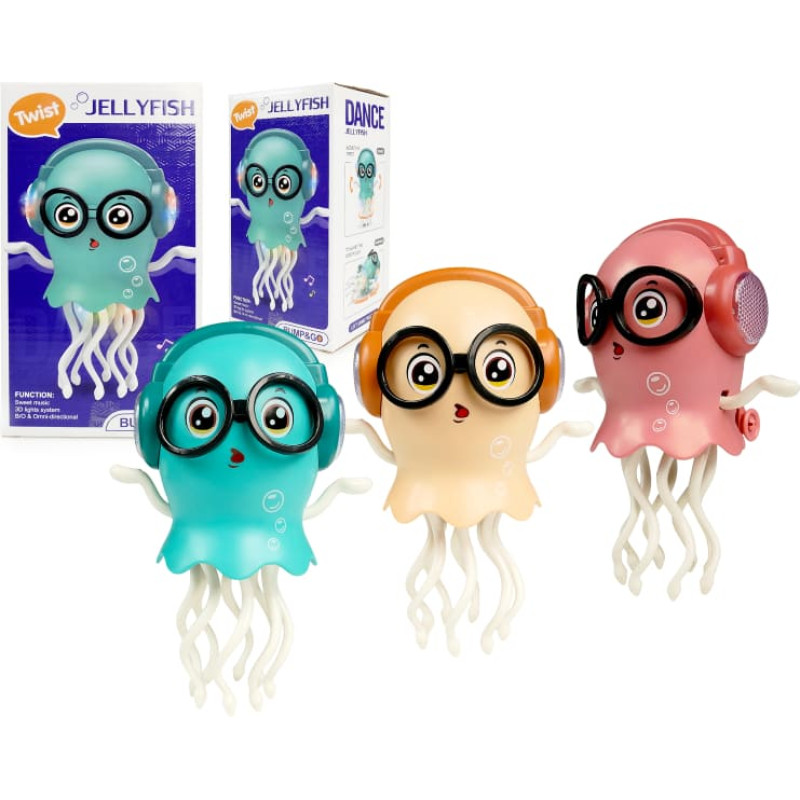 Artyk 177361 Tańcząca meduza turkusowa, ż&oacute;łta