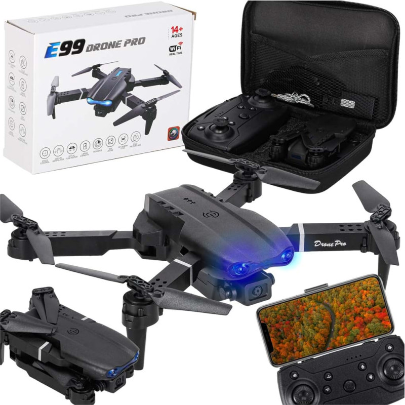 RC droon E99 Pro kahekordse 720P kaameraga, headless-režiim