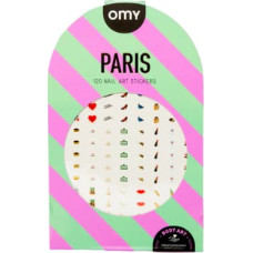 OMY Nail stickers for children PARIS, 120 pcs
