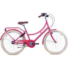 S&acute;cool Laste jalgratas S'COOL chiX Classic, 24" Berry/Beige