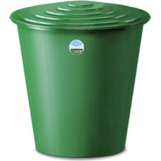 Stefanplast veetünn 210 L kaane ja kraaniga, Ø76.5 × 84 cm, roheline