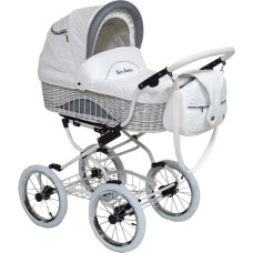 Baby Fashion SCARLETT Universal stroller 2in1, BW-6 White-Grey