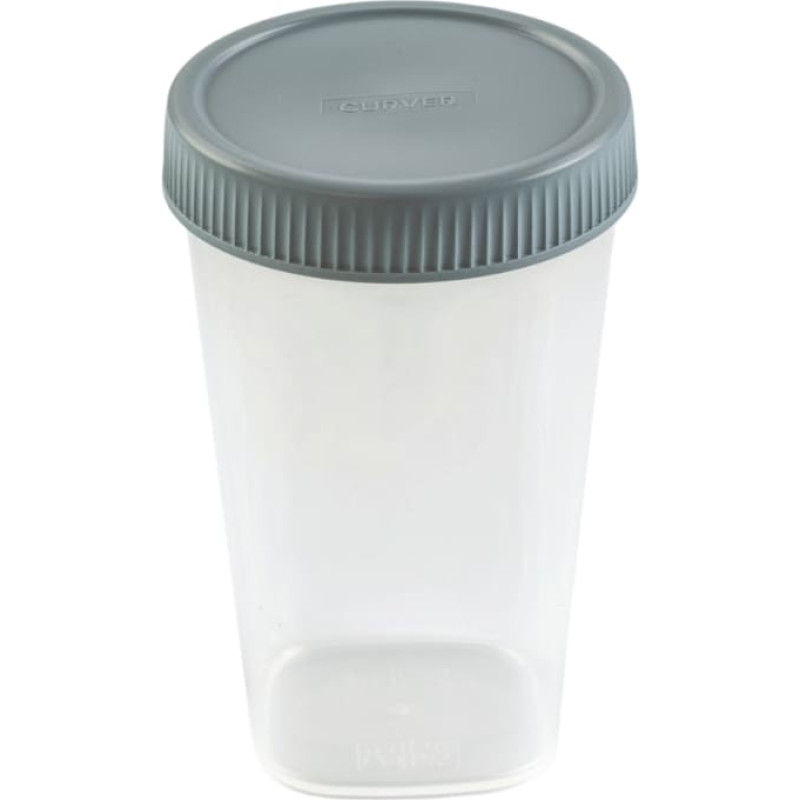 Curver Pārtikas trauks Beaker apaļ&scaron; 0,4L gai&scaron;i pelēks