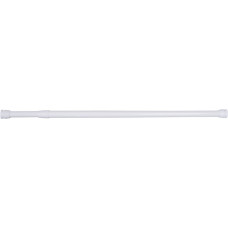Dušas aizkaru stienis 75 - 125 cm, balts
