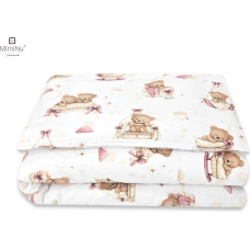 Miminu KIECZMERSKI Pościel C-2 100x135 cm MIMINU DESIGN Misiowe Sny r&oacute;ż