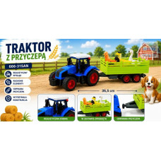 Other 09018 TRAKTOR Z PRZYCZEPĄ ZE ZWIERZĘTAMI