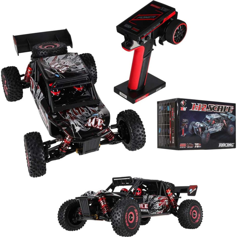 Samochód RC WLToys 124016 1:12 4WD bezszczotkowy Off-Road 75km/h RTR
