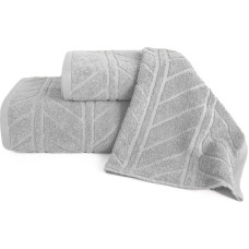 RĘCZNIK RELIEF 50X90 SZARY BAW. 500G.