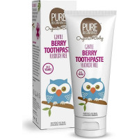 PURE BEGINNINGS marjade maitsega looduslik kaltsiumi ja ksülitooliga hambapasta 0+ eluaastat, 75 ml, CTB75