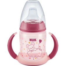 NUK First õppimispudel 150ml silikoontilaga, pimedas helendav 10215326 SK61 ALLAHINDLUS