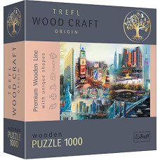 TREFL Wood CraftPuidust pusle - New York - kollaaž,1000tk.