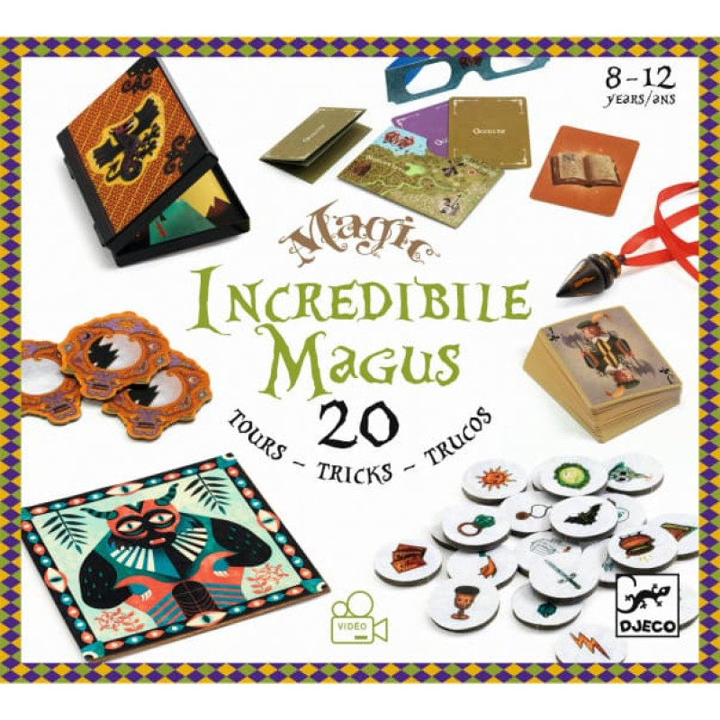 DJECO Maagiliste trikkide komplekt - Incredibile Magus - 20 trikki DJ09963