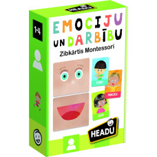 HEADU Montessori kaardid Emotsioonid ja teod (läti keeles) LV52989