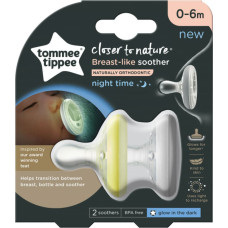 TOMMEE TIPPEE silikoonist lutid  CLOSER TO NATURE, 6-18m., 2 tk., 433485