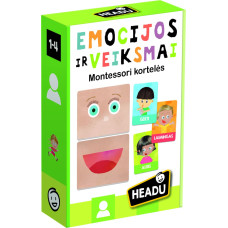 HEADUMontessori kaardid "Emotsioonid ja teod" (leedu keeles)