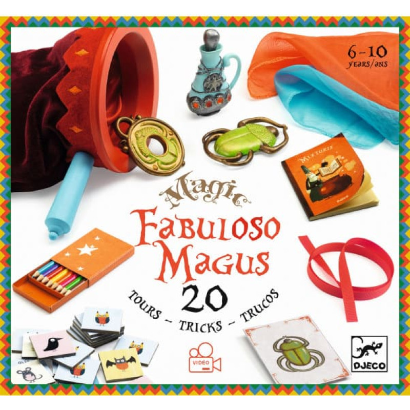 DJECO Maagiliste trikkide komplekt - Fabuloso Magus - 20 trikki DJ09962