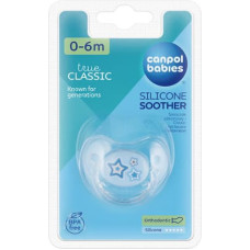 CANPOL BABIES Newborn baby Anatoomilise kujuga silikoonist lutt 0-6m. 22/565