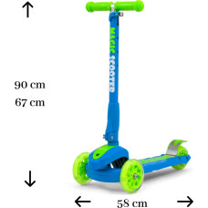 MILLY MALLY MAGIC SCOOTER Tõukeratas BLUE-GREEN