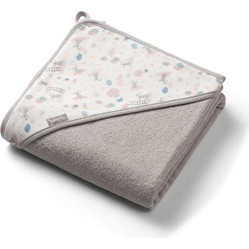 BABYONO kapuutsiga frotee vannilina 100x100cm hall 1552/03