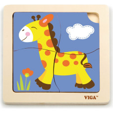 VIGA puidust pusle GIRAFFE 4 elementi, 51319