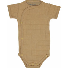 LODGER Romper Solid puuvillane bodi, suurus-  68 , RFS 076 Honey