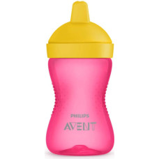 PHILIPS AVENT MY GRIPPY õppimispudel kõva tilaga 18m+, 300ml. SCF 804/04 roosa