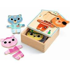 Puidust  puzzle DJECO  , DJ01678