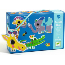 DJECO Duo pusle - Liiguvad loomad (20 osa) DJ08262