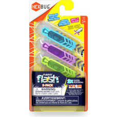 Hex Bots HEXBUG Interaktyvios šviečiančios nano figūrėlės, 3 vnt.