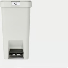 BRABANTIA Pedaaliga prügikast StepUp, 10l, Light Grey 800245