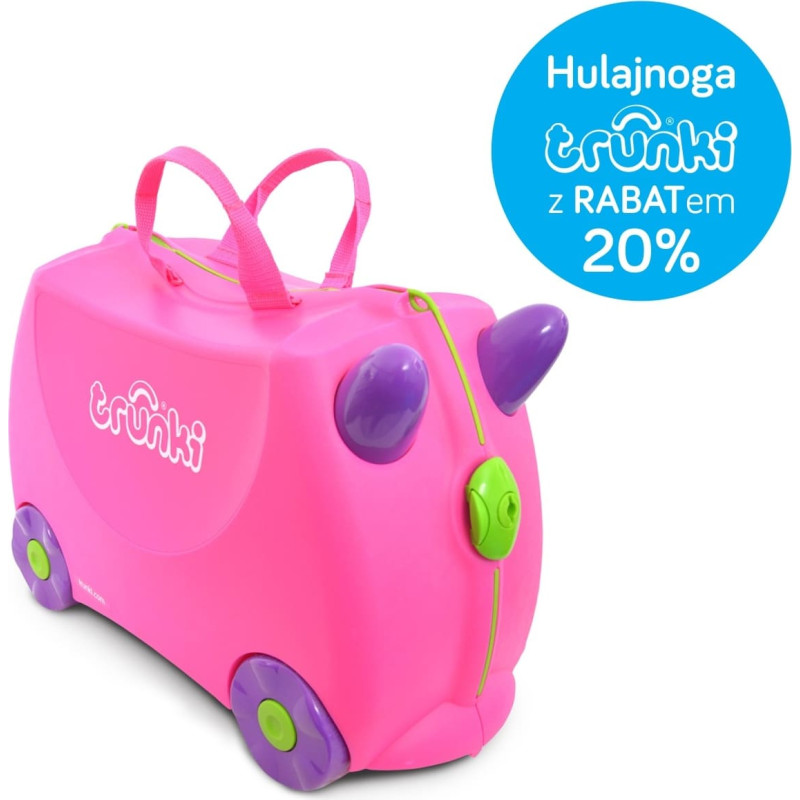 TRUNKI Kohver lastele, ratastega Trixie TRU-P061