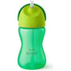 PHILIPS AVENT Bendy õppimispudel kõrrega 12m+, 300ml. SCF 798/01 roheline