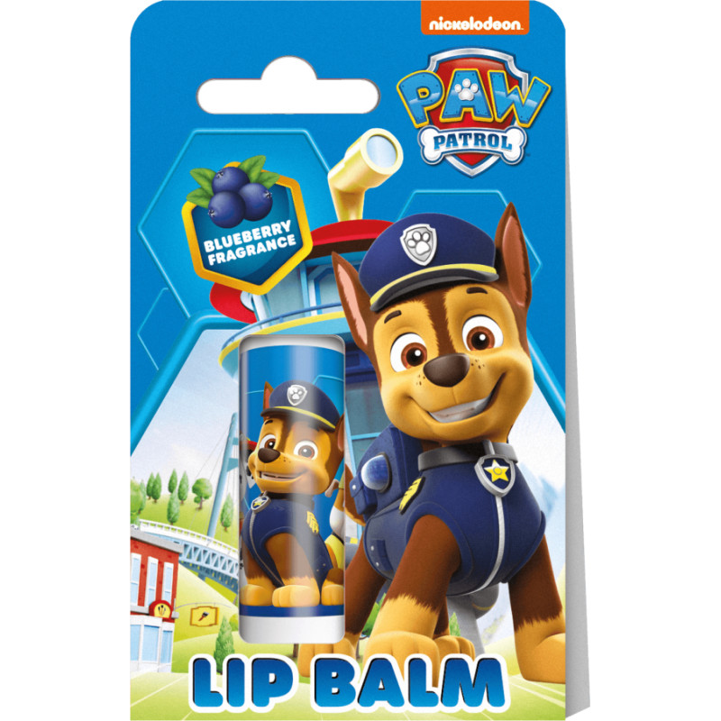 Paw Patrol Lūpų balzamas „Chase“, 4,4 g, gervuogių skonio