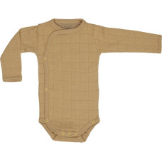 LODGER Romper Solid pikkade varrukatega bodi , suurus-68 , RS 076 Honey